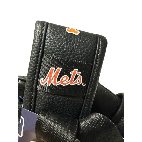 NEW Montana West New York Mets Stamped Logo Black PU Leather Mini Backpack MLB main image 4